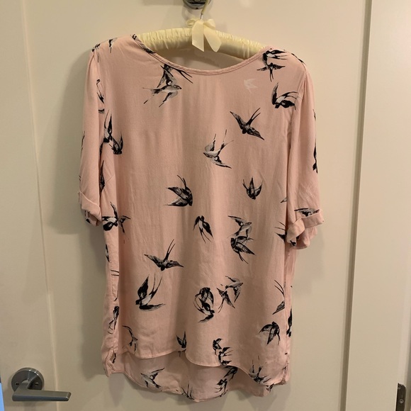 InWear Pink Bird Top - Picture 1 of 4